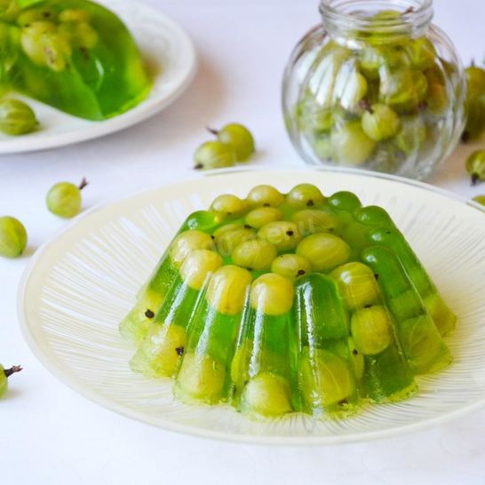 Рецепт желе с крыжовником изумруд