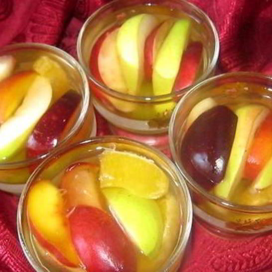 Рецепт желе с кусочками фруктов