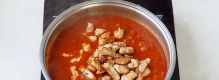 азу из индейки. Шаг 14