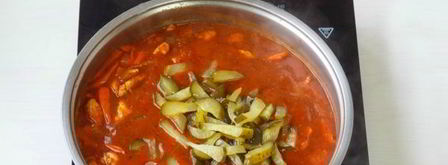 азу из индейки. Шаг 16