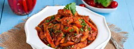 азу из индейки. Шаг 21