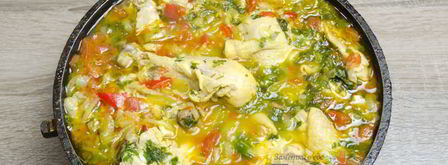 чахохбили из курицы. Шаг 17