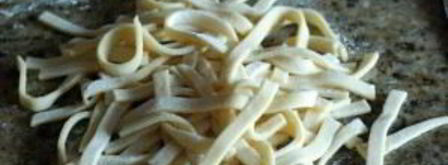 домашняя лапша на яйцах. Шаг 4