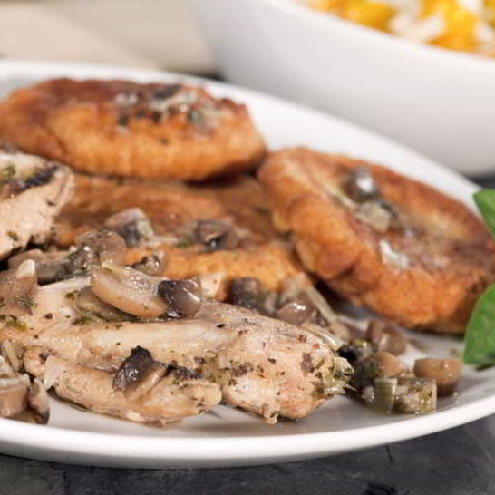 Рецепт драников с грибами