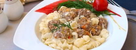 фрикадельки в сливочном соусе. Шаг 7