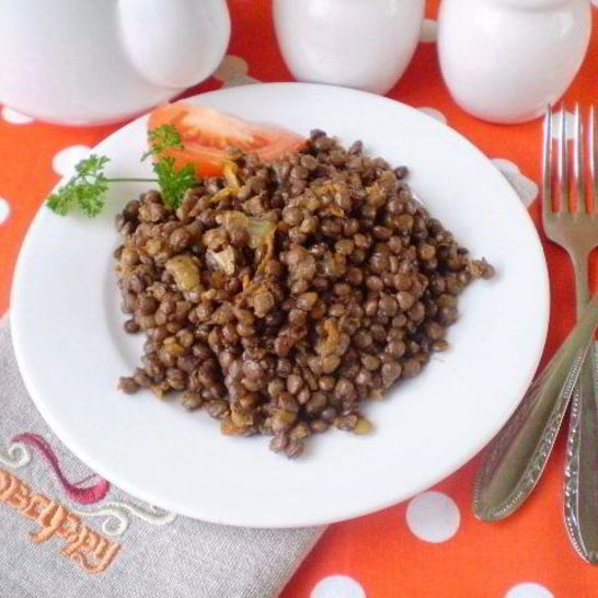 Рецепт гарнира из чечевицы