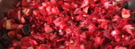 гарнир из свеклы и баклажанов. Шаг 4