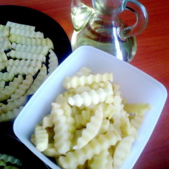 Рецепт картофеля фри впрок