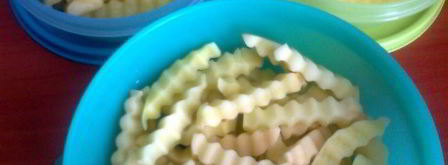 картофель фри впрок. Шаг 7