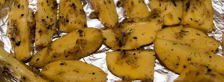 картофель по-деревенски с чесноком. Шаг 4