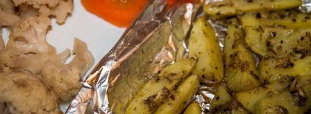 картофель по-деревенски с чесноком. Шаг 5