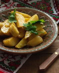 Картофель по-деревенски в рукаве