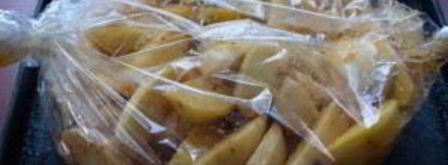 картофель по-деревенски в рукаве. Шаг 5