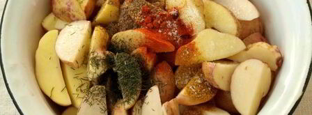 картофель по-селянски. Шаг 2