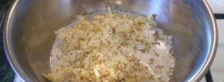 картофель под чесночно-сырным соусом. Шаг 3