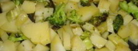 картофель с брокколи. Шаг 7