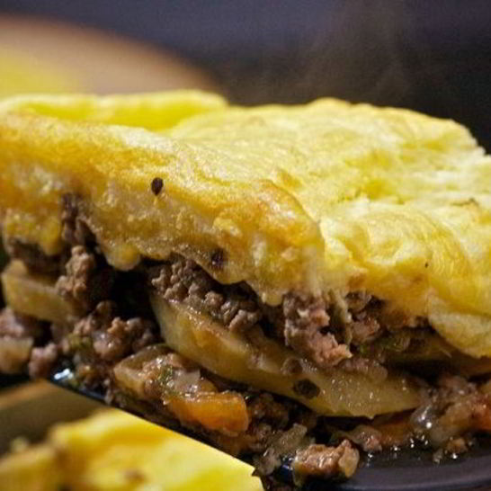 Рецепт картофеля с фаршем в духовке