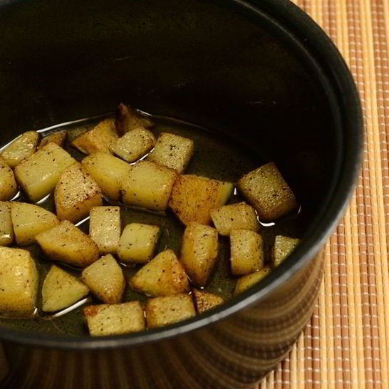 Рецепт картофеля с карри