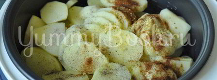 картофель с курицей и грибами в мультиварке. Шаг 12