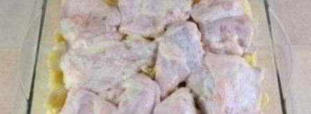 картофель с курицей в духовке. Шаг 5