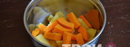 картофель с овощами. Шаг 2
