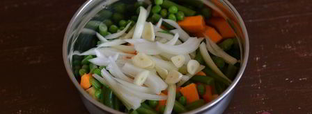 картофель с овощами. Шаг 4