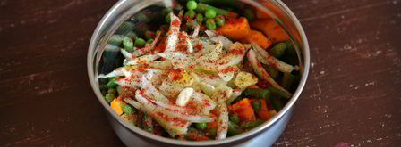 картофель с овощами. Шаг 6