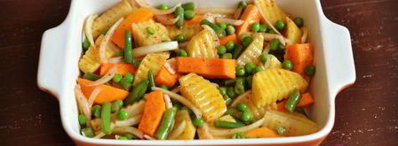 картофель с овощами. Шаг 7