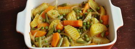 картофель с овощами. Шаг 8