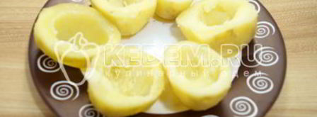 картофель с селедкой. Шаг 3