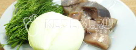 картофель с селедкой. Шаг 4