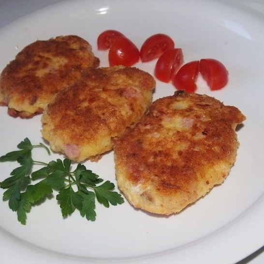 Рецепт картофеля с ветчиной