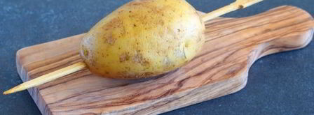 картофель спиралью на шпажках в духовке. Шаг 7