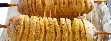 картофель спиралью на шпажках в духовке. Шаг 14