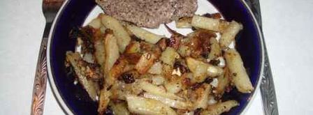 картофель жареный с мясом. Шаг 35