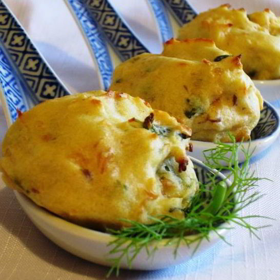 Рецепт картофельных крокетов с лососем