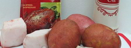 картошка-гармошка с салом в духовке. Шаг 2