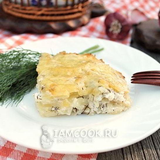 Рецепт картошки со сметаной и чесноком в духовке