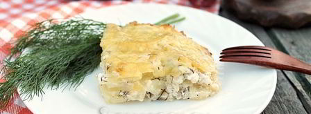 картошка со сметаной и чесноком в духовке. Шаг 9