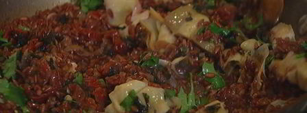 красный рис с артишоками и кардамоном. Шаг 11