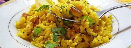 лимонный рис со специями и кешью. Шаг 9