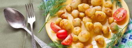 мелкий жареный картофель. Шаг 8