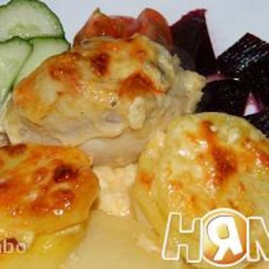 Рецепт молочного картофеля по быстрому