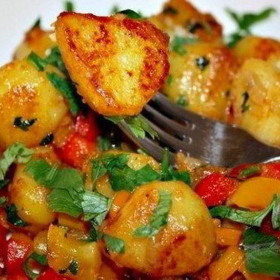 Рецепт острого картофеля с красным перцем