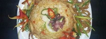 острый рис том-ям с кальмарами. Шаг 12