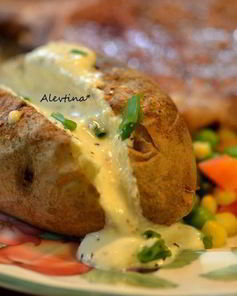 Печеный картофель с фетой