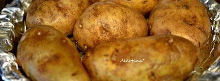 печеный картофель с фетой. Шаг 2