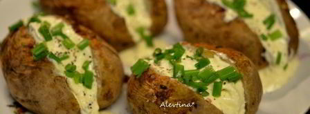 печеный картофель с фетой. Шаг 4