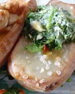 Печеный картофель с начинками