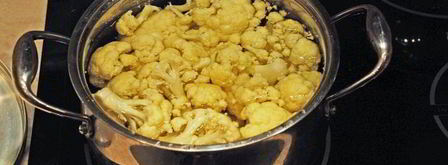 пюре из цветной капусты с чили. Шаг 2